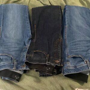 3 Pairs of LuLaRoe Denim Jeans Size 28 Waist EUC